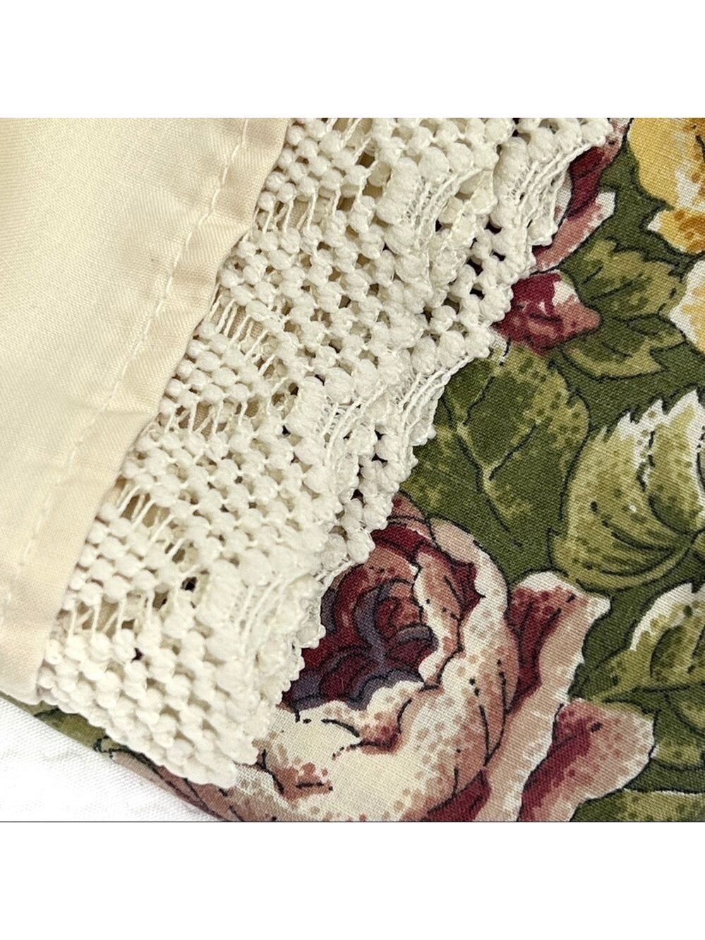 GUC-80S Vntg Louis Nichole Complete Full Set Sheets/Shams Floral,Victorian, Lace - Picture 6 of 14